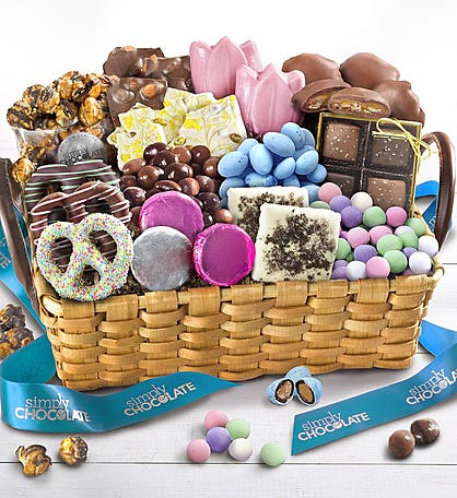 Simply Chocolate® Deluxe Celebrate Spring Basket